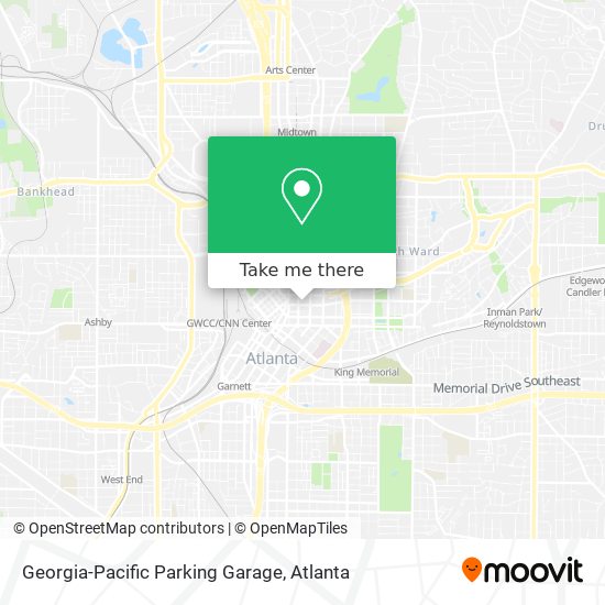 Georgia-Pacific Parking Garage map