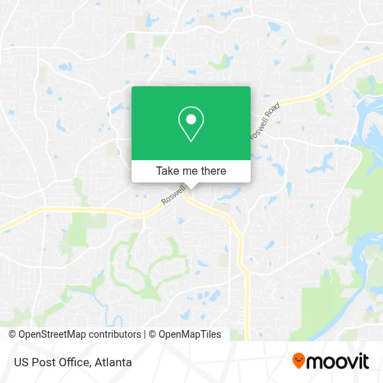 US Post Office map