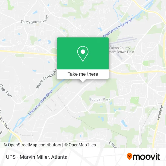 UPS - Marvin Miller map