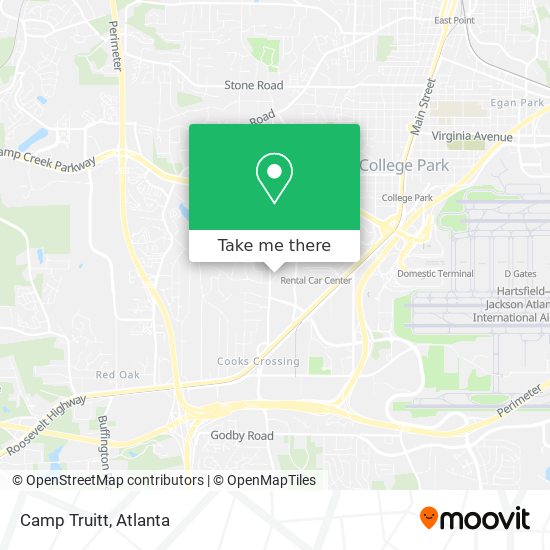 Camp Truitt map