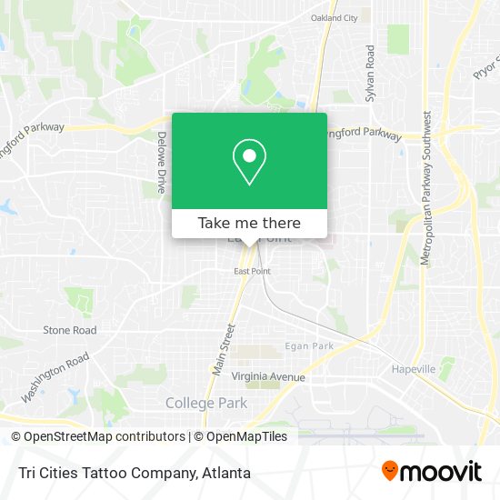 Tri Cities Tattoo Company map