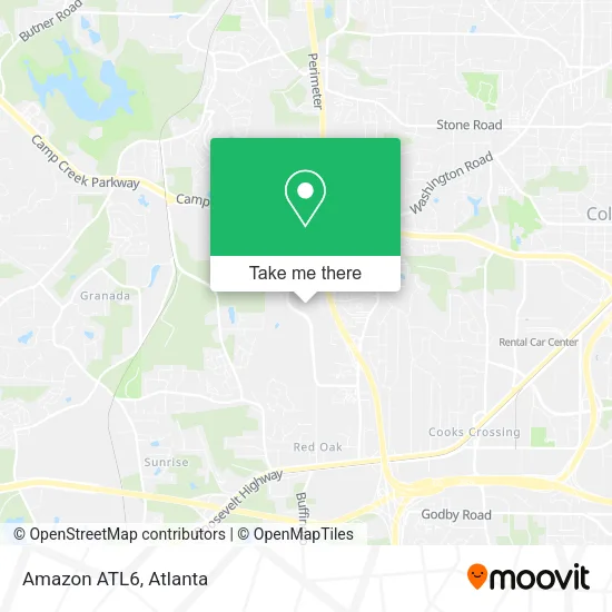 Mapa de Amazon ATL6