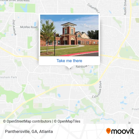 Panthersville, GA map