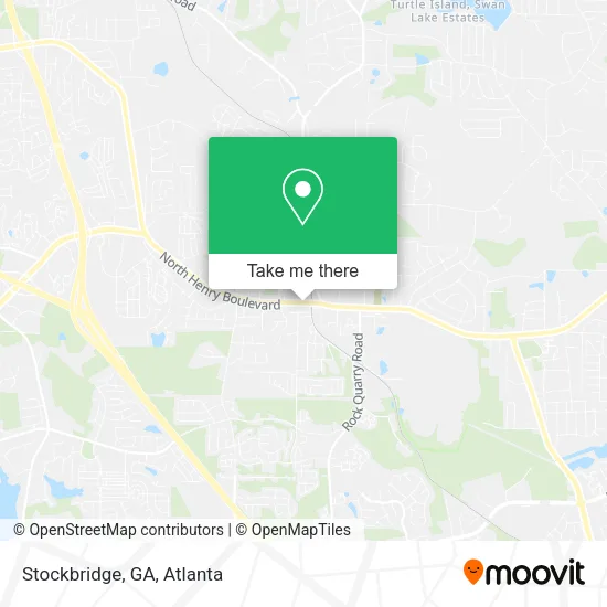 Stockbridge, GA map