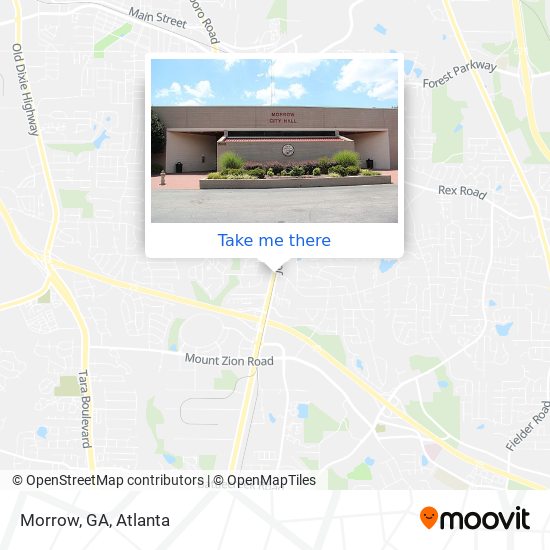 Morrow, GA map