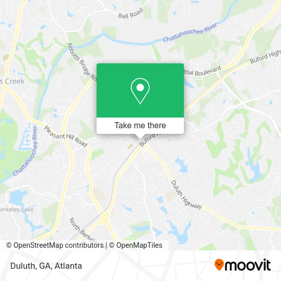 Duluth, GA map