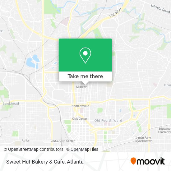 Mapa de Sweet Hut Bakery & Cafe
