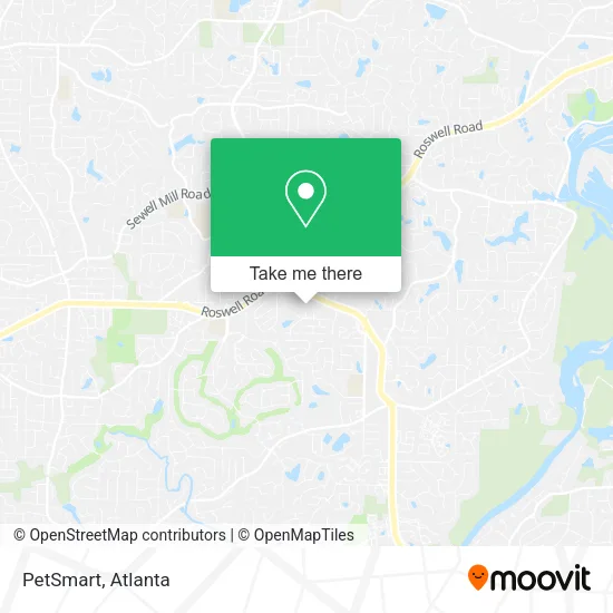 PetSmart map