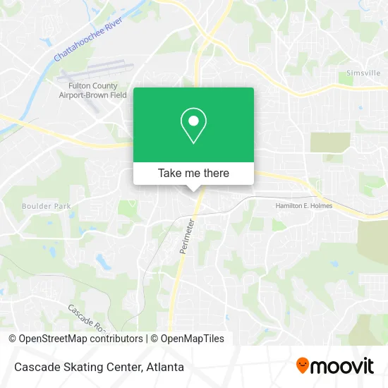 Cascade Skating Center map