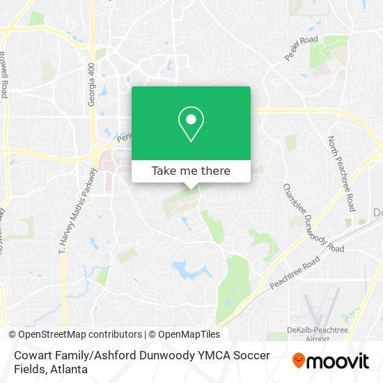 Cowart Family / Ashford Dunwoody YMCA Soccer Fields map