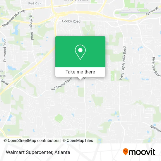 Walmart Supercenter map