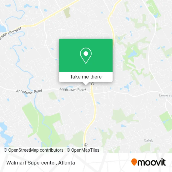 Walmart Supercenter map