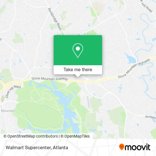 Walmart Supercenter map
