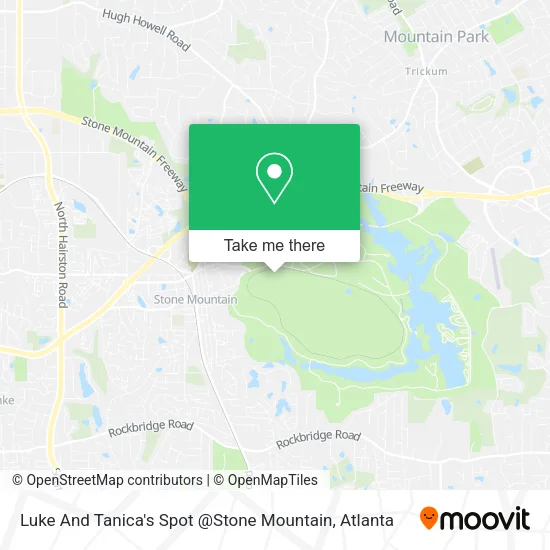 Luke And Tanica's Spot @Stone Mountain map