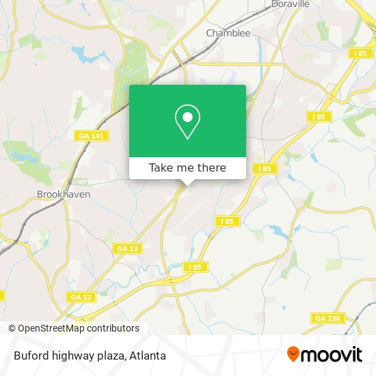 Buford highway plaza map