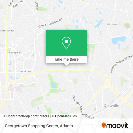 Georgetown Shopping Center map
