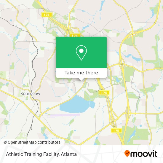 Athletic Training Facility map