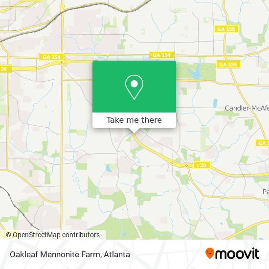 Oakleaf Mennonite Farm map
