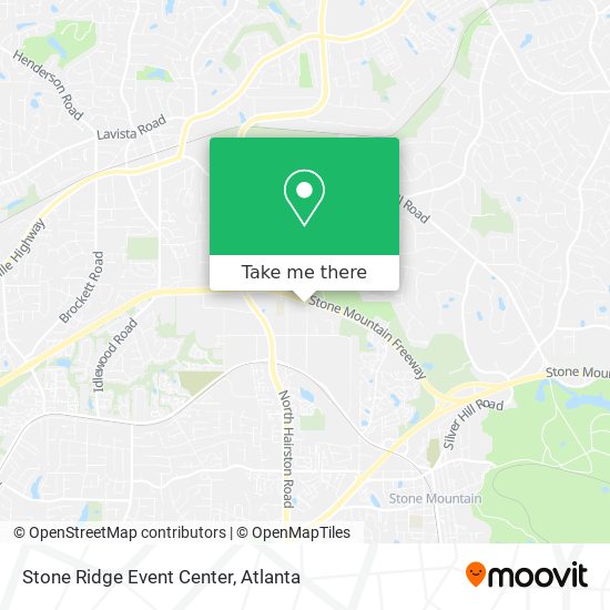 Stone Ridge Event Center map