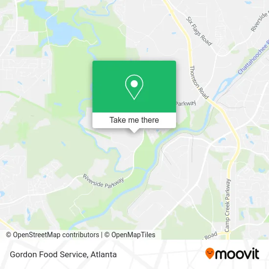 Gordon Food Service map