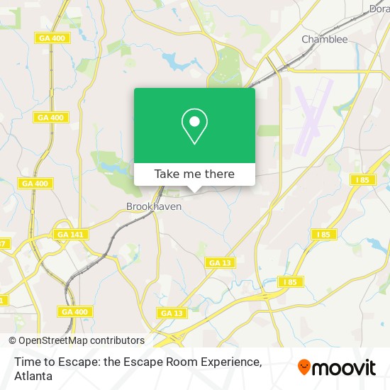 Time to Escape: the Escape Room Experience map