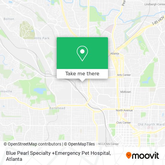 Blue Pearl Specialty +Emergency Pet Hospital map