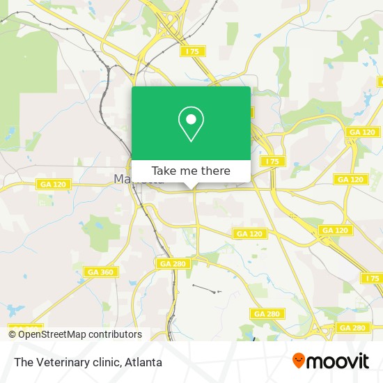 The Veterinary clinic map