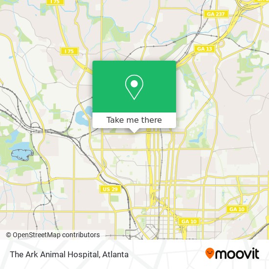 The Ark Animal Hospital map