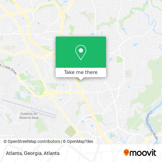 Atlanta, Georgia map