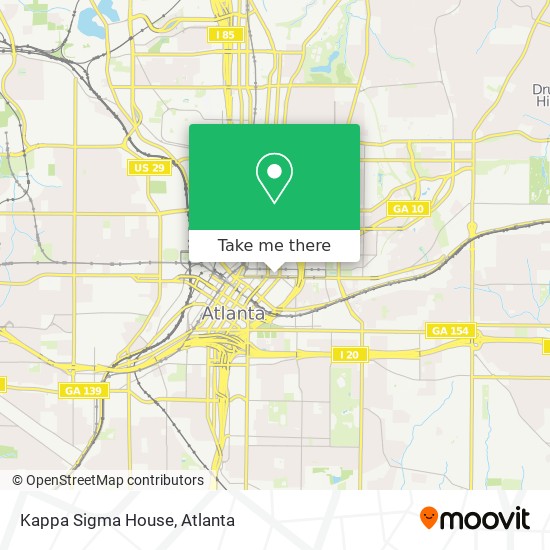 Kappa Sigma House map
