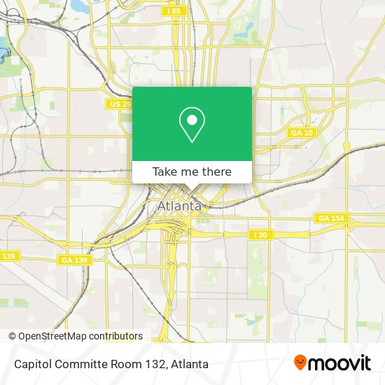Mapa de Capitol Committe Room 132