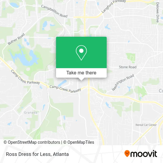 Ross Dress for Less map