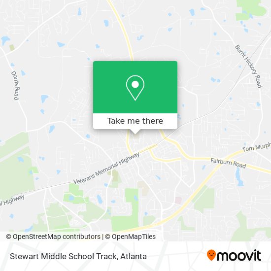 Mapa de Stewart Middle School Track