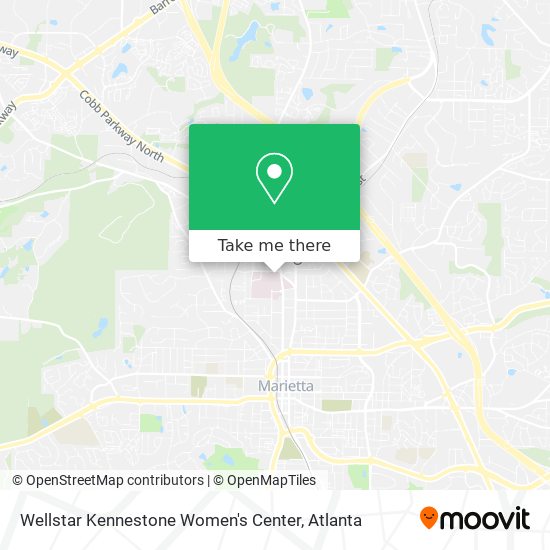 Mapa de Wellstar Kennestone Women's Center