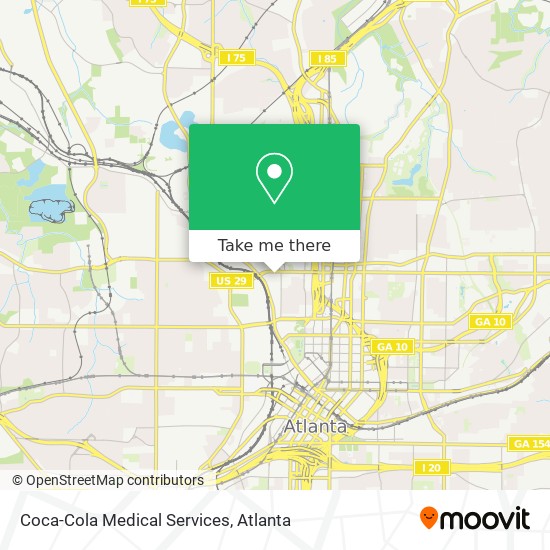 Coca-Cola Medical Services map