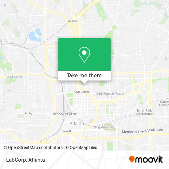 LabCorp map