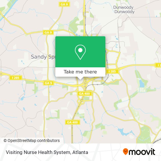 Visiting Nurse Health System map