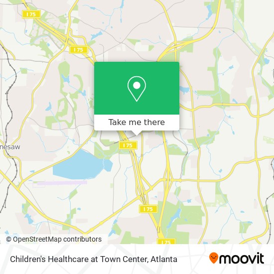 Mapa de Children's Healthcare at Town Center