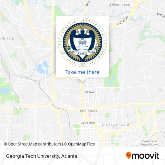 Georgia Tech University map