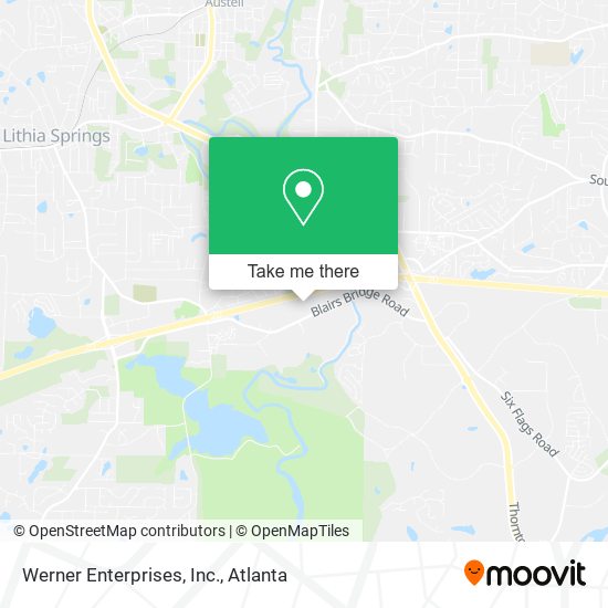 Mapa de Werner Enterprises, Inc.