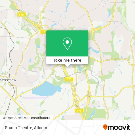 Mapa de Studio Theatre