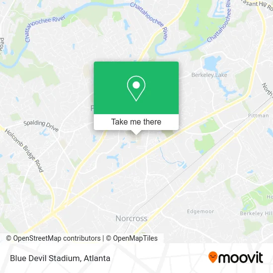 Blue Devil Stadium map
