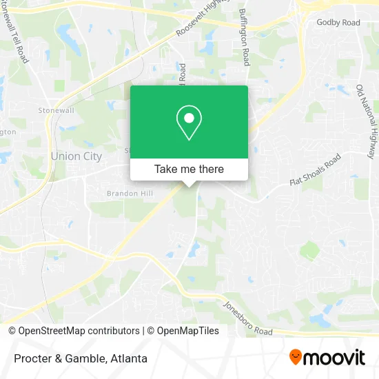 Procter & Gamble map