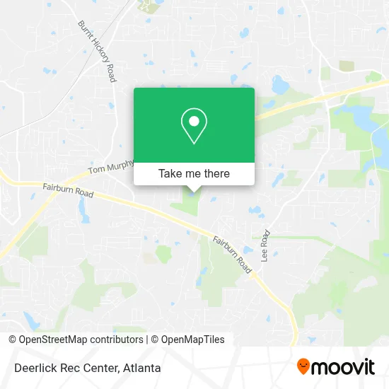 Deerlick Rec Center map