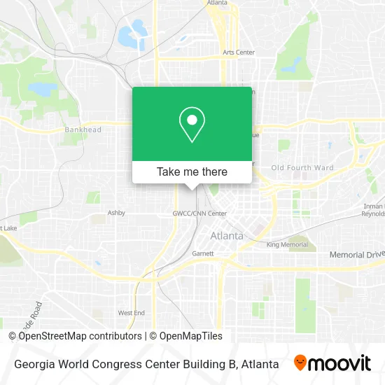 Mapa de Georgia World Congress Center Building B