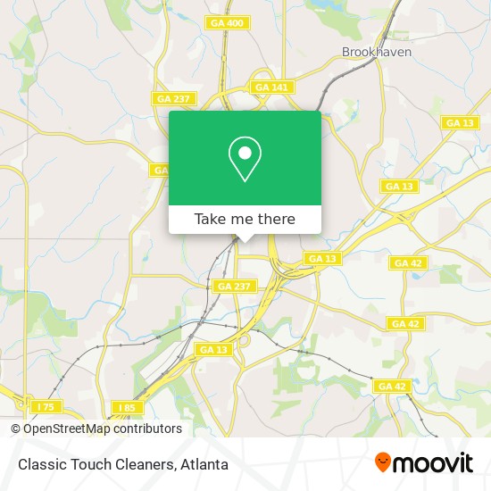Classic Touch Cleaners map