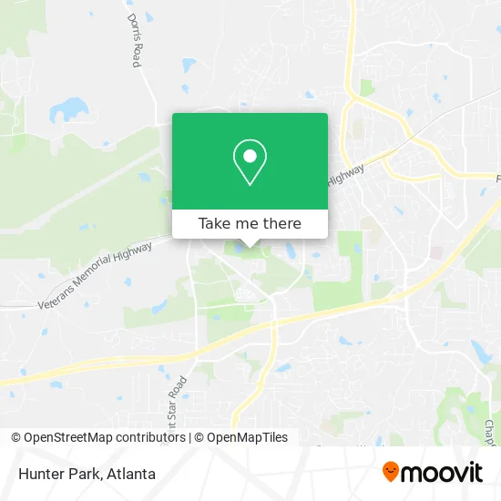 Hunter Park map