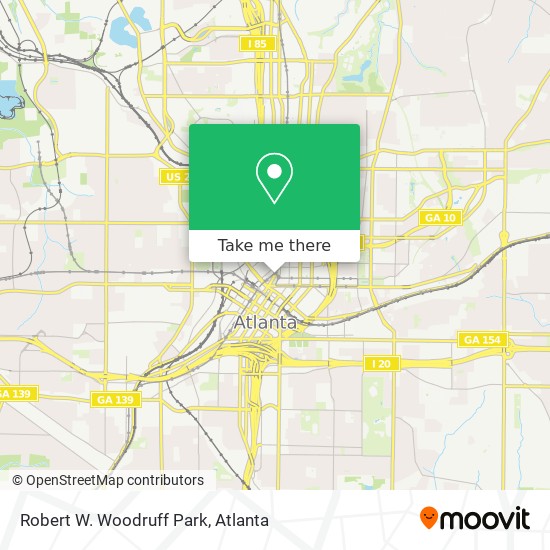 Mapa de Robert W. Woodruff Park