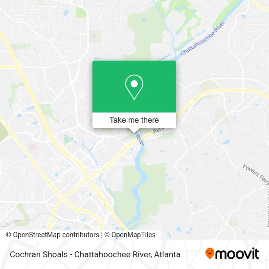 Cochran Shoals - Chattahoochee River map