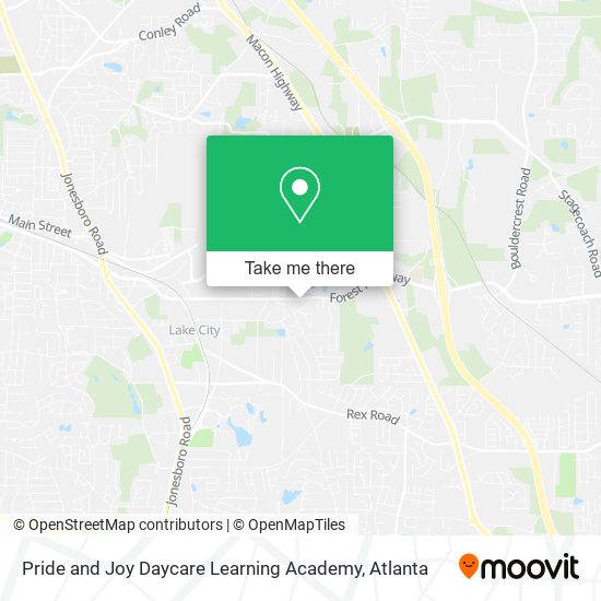 Pride and Joy Daycare Learning Academy map